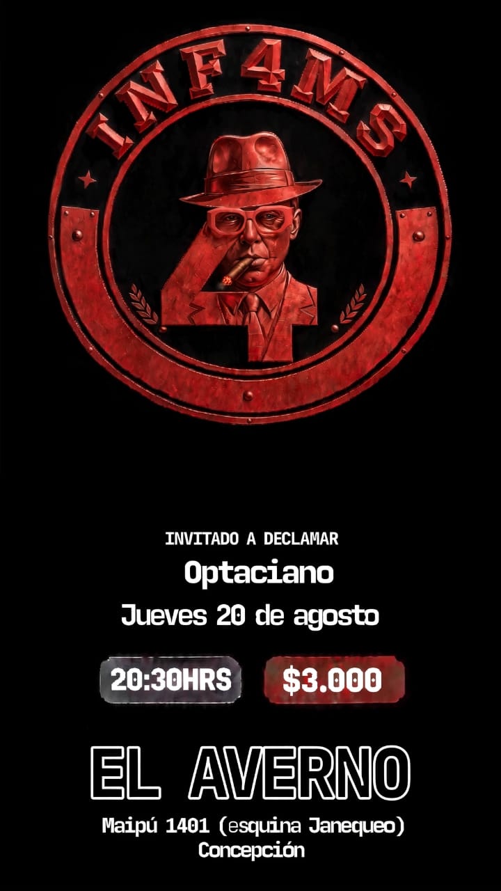 ALT TEXT IMAGEN DESTACADA: Infames en vivo en El Averno, Concepción
