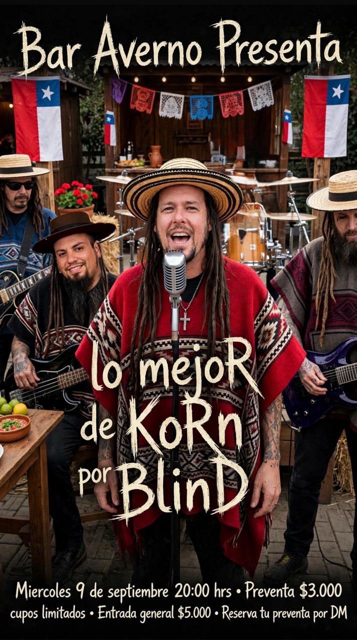 Tributo a Korn por Blind en vivo en El Averno, Concepción