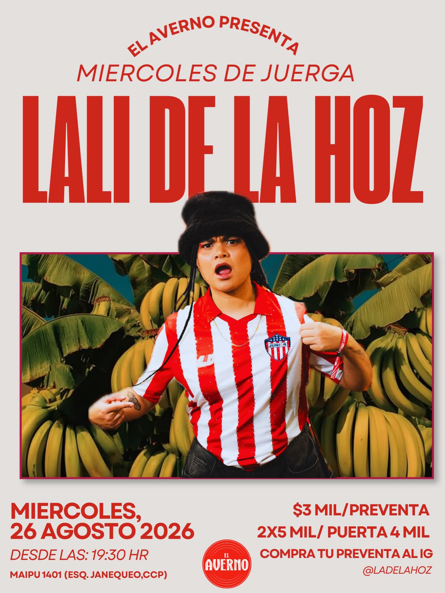 Lali de la Hoz en vivo en El Averno, Concepción