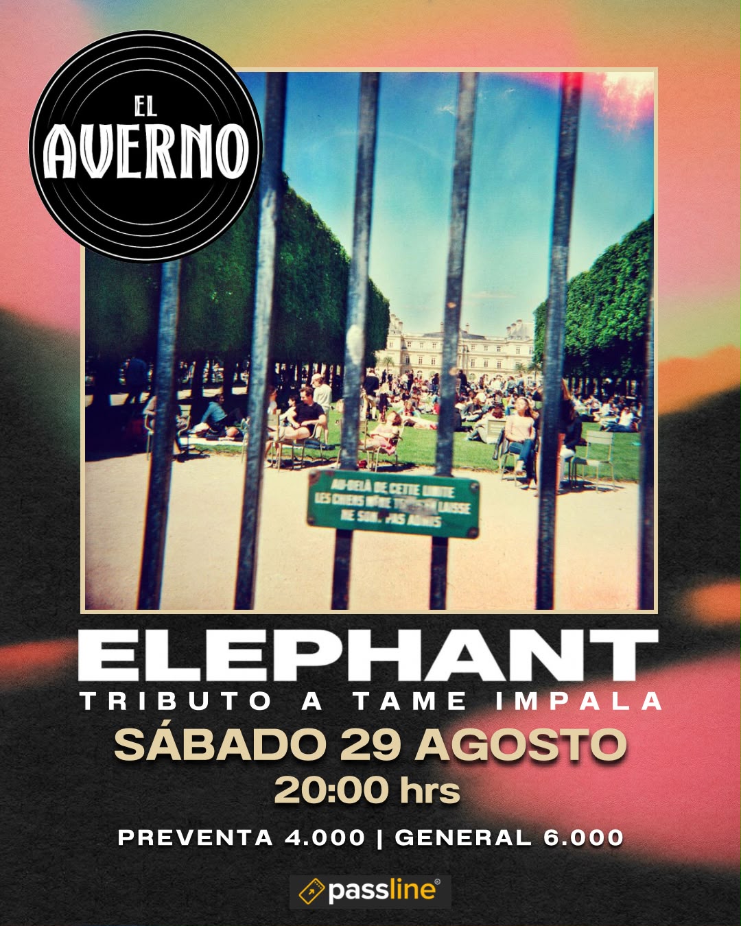 Tributo a Tame Impala en vivo en El Averno, Concepción