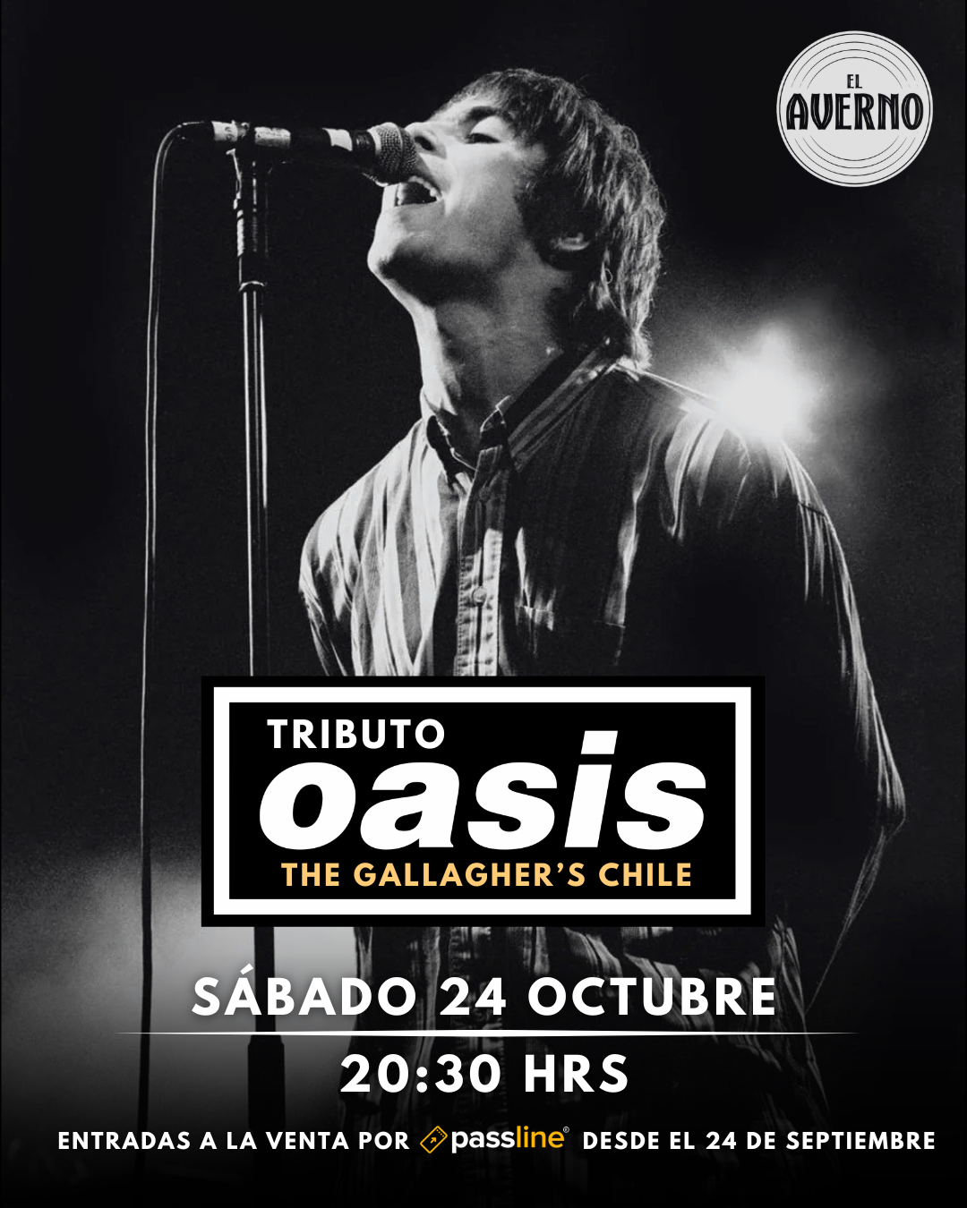 Tributo a Oasis por The Gallagher's en vivo en El Averno, Concepción