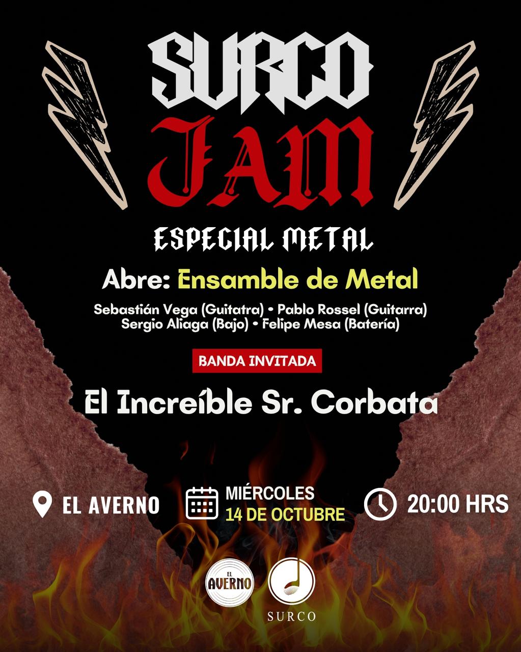 Surco Jam: Especial Metal en El Averno, Concepción